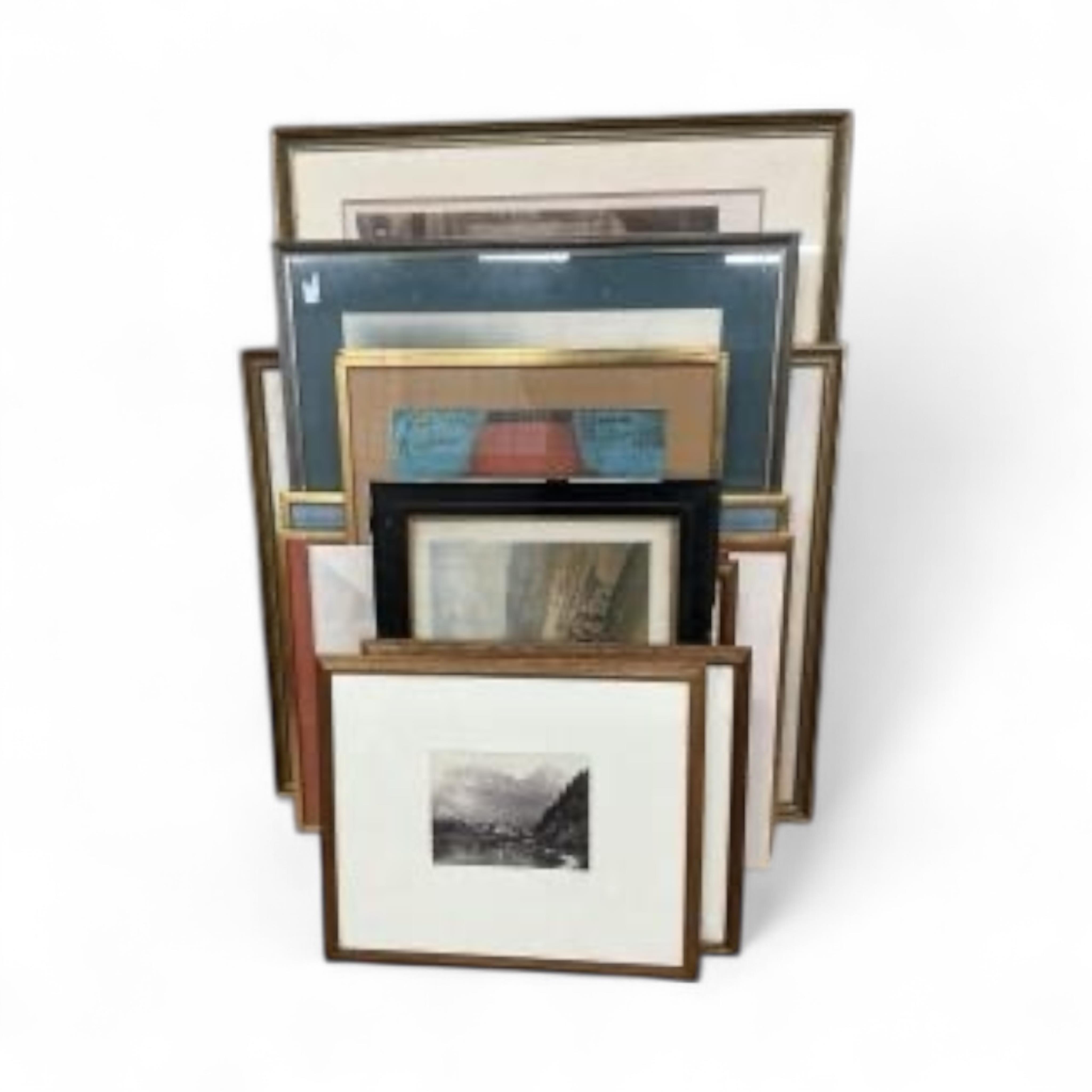 A quantity of assorted prints, photographs and watercolours